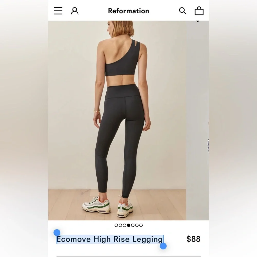 NWOT Small Reformation Ecomove High Rise Legging - Picture 4 of 6